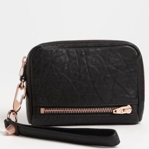 ALEXANDER WANG  Pebbled Leather Large Fumo Wallet